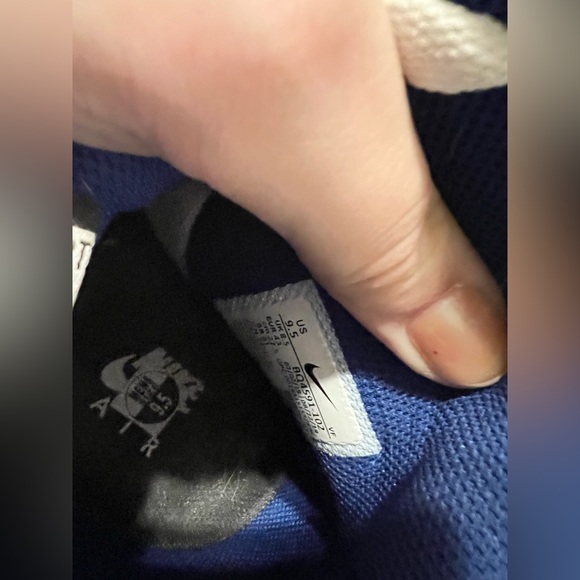 NIKE NBA Air Force 1, high, CLIPPERS, red/white/blue, only worn a couple times - Picture 6 of 8